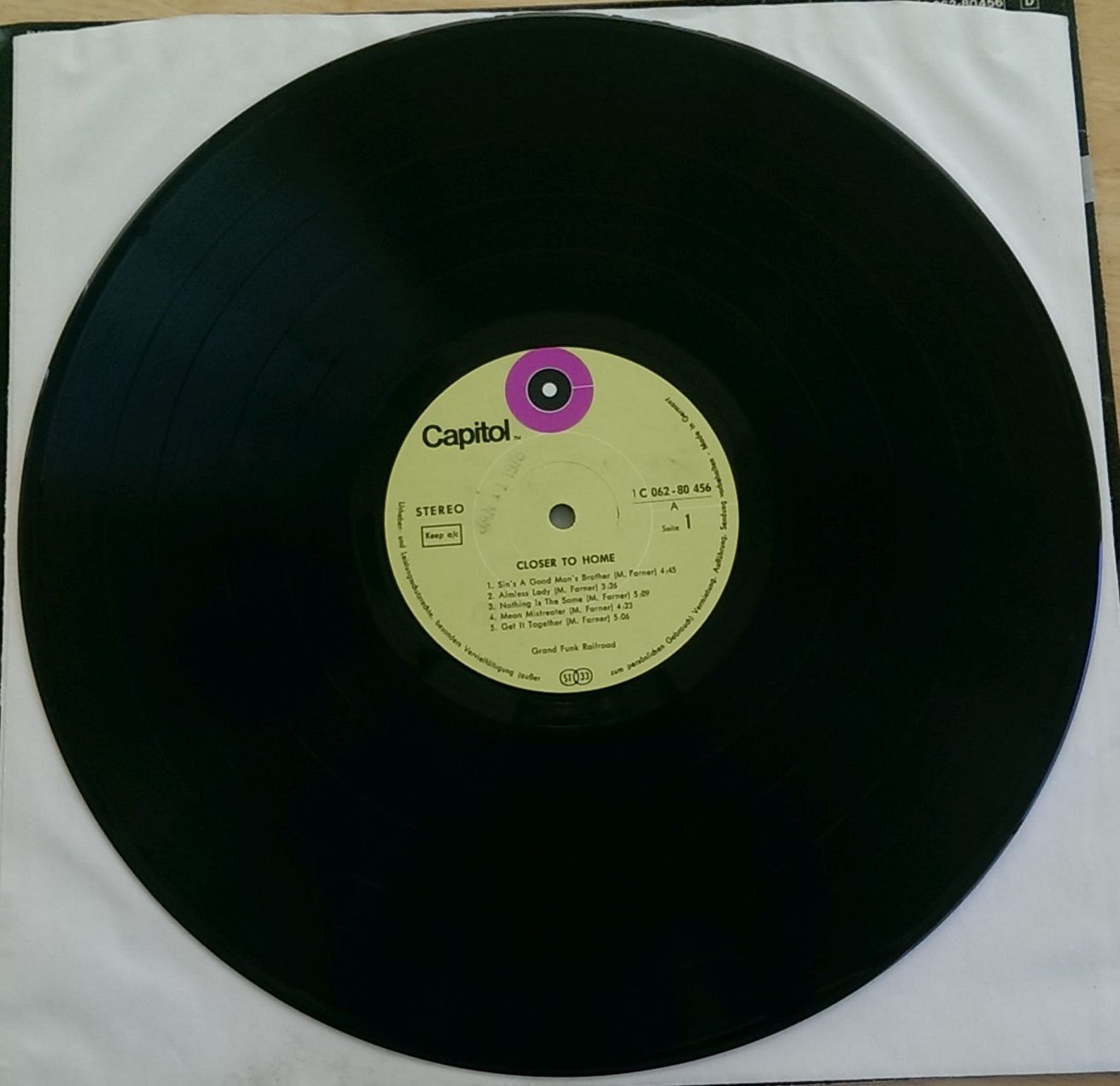 Grand Funk Closer to Home 1 C 062-80456 1970 German - Etsy