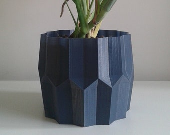 Large Blue Indoor Planter, Plant Pot, Perfect Gift