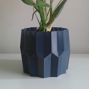 Large Blue Indoor Planter, Plant Pot, Perfect Gift