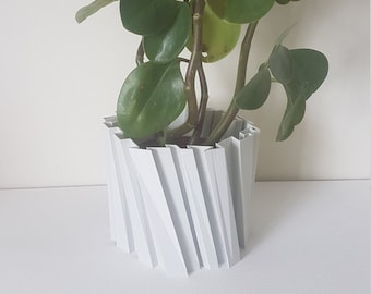 White Large Planter, Indoor Plant Pot, Unique Gift