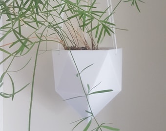 The Rome Hanging Planter, Modern Hanging Plant Pot for Small Plants