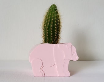 Indoor Planter, Pink Panda - Shape Planter, Stunning Gift