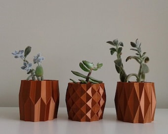 Set of 3 Indoor Planters, Indoor Plant Pot Holder, Perfect Gift