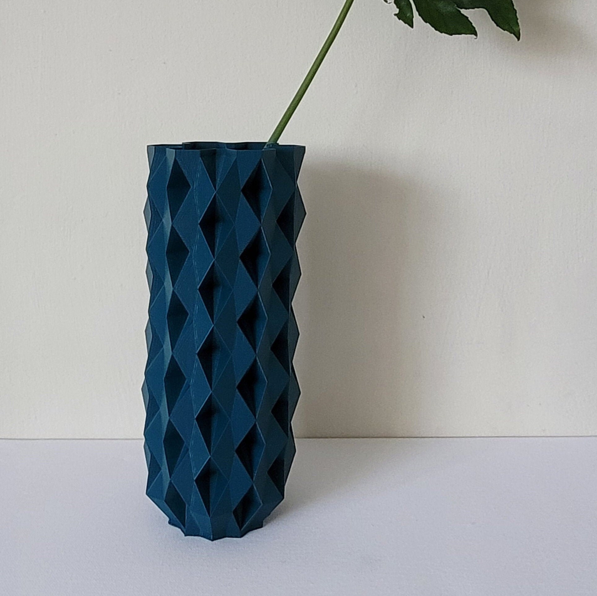 Geometric 3D Printed Vase Lightweight Vase With Stunning Etsy UK