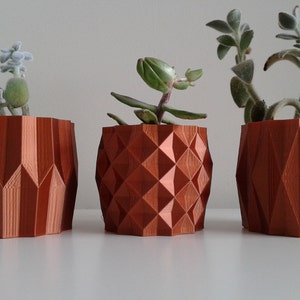 3er Set Pflanzgefäße für den Innenbereich, Geschenk für Pflanzenliebhaber