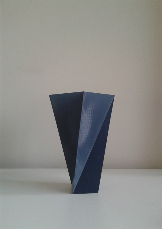 Light Vase Modern Centerpiece Spacious Big Decoration 3d Etsy