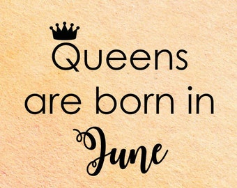 Download June birthday svg | Etsy