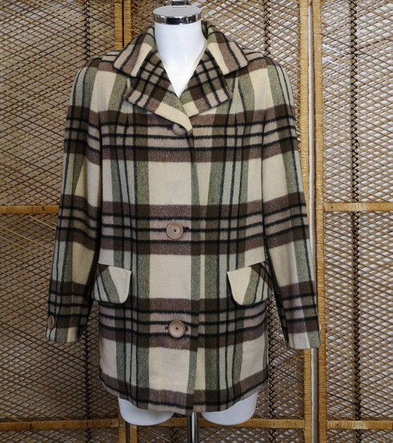 Original 1950's Wool & Cashmere Check Pattern Jack