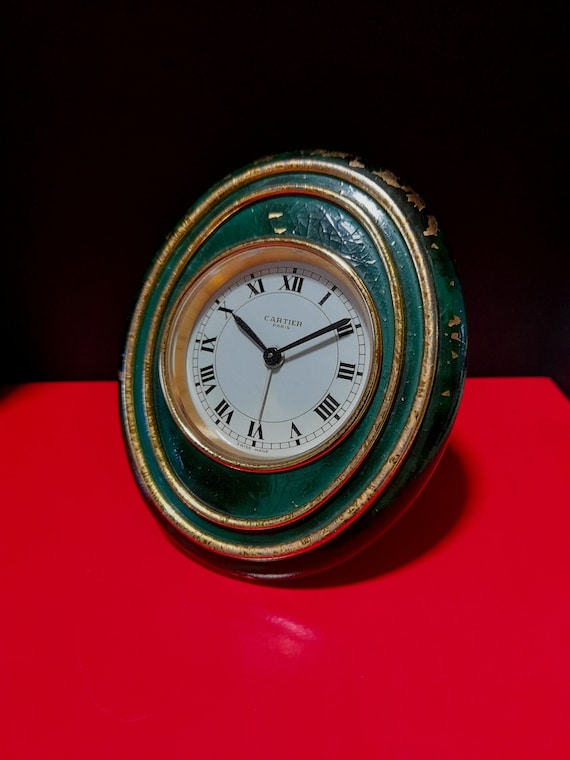 cartier paris desk clock