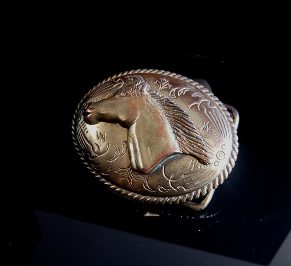 SPANISH BELT BUCKLE Vintage Spanish Belt Buckle Horse Head Etsy