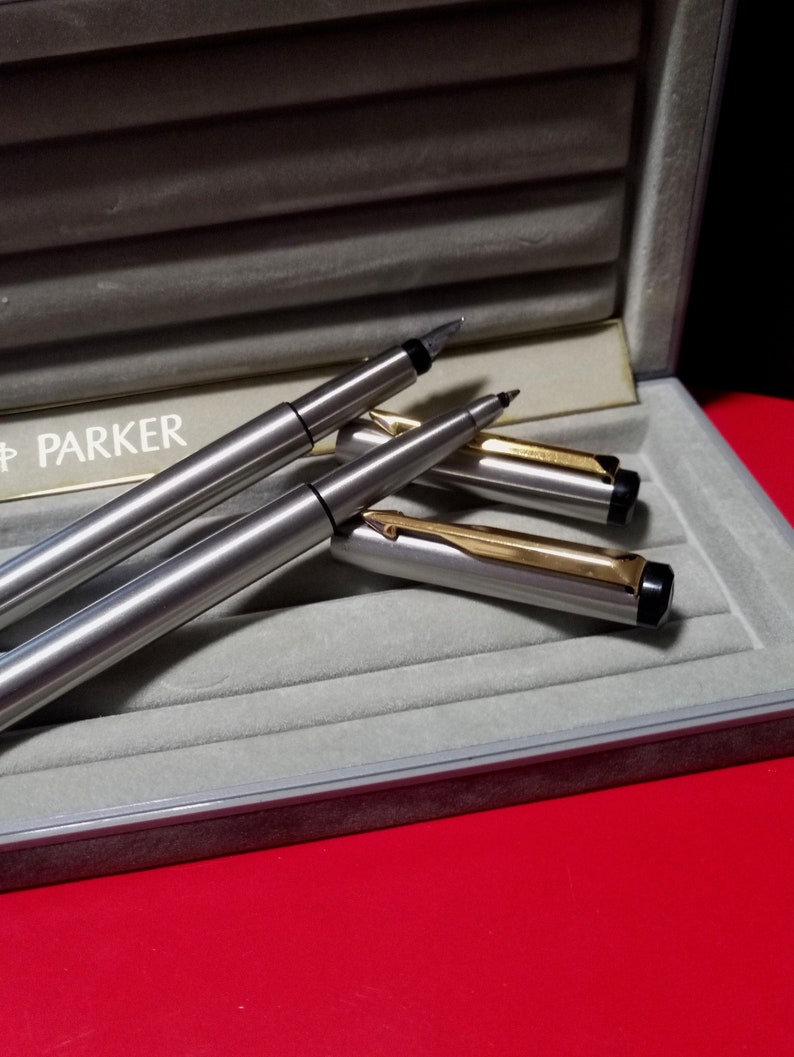 Parker USA pen/'s set Parker fountain pen Fine nib Parker rollerball pen
