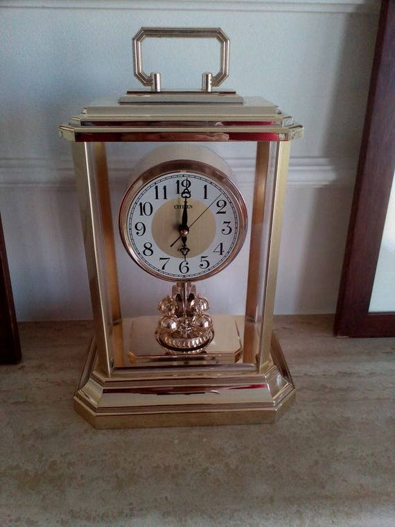 VINTAGE CITIZEN CLOCK Japan Table Clock Made in Japan Etsy