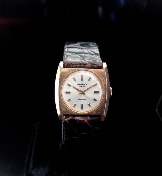 SWISS CAUNY PRIMA Lady's/Women's Gold Plated Wrist