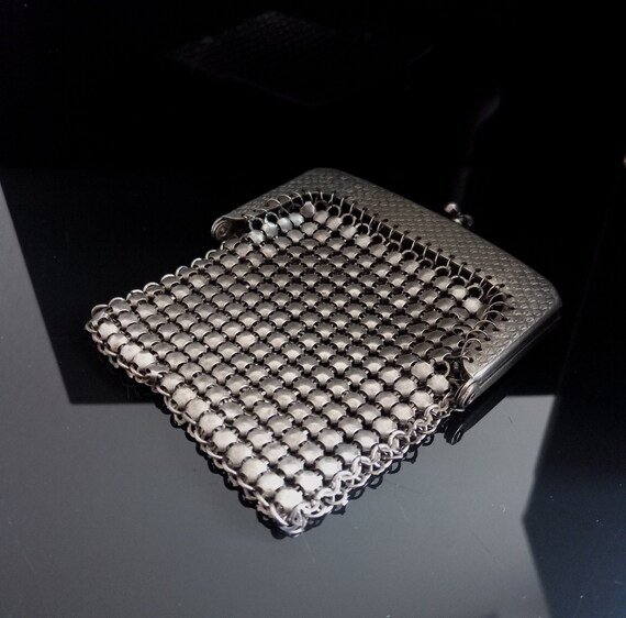1940'S VINTAGE ART DECO Chain Mail Purse, Vintage