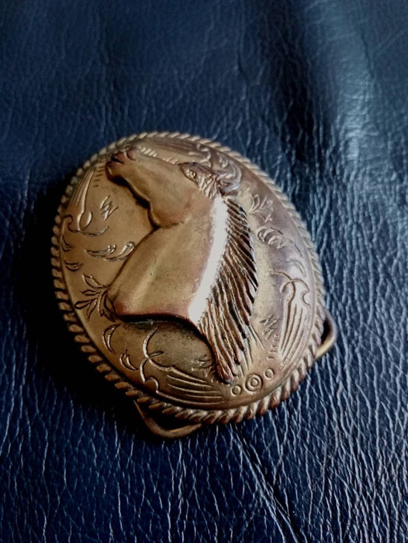 SPANISH BELT BUCKLE Vintage Spanish Belt Buckle Horse Head Etsy