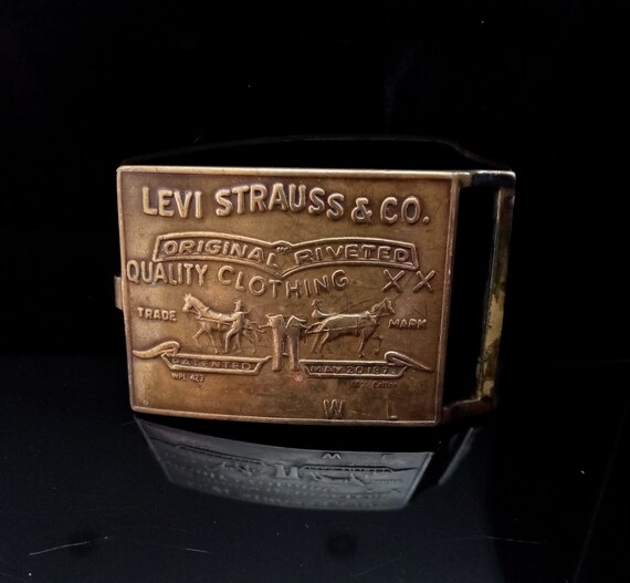 levi strauss & co belt buckle