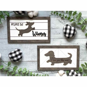 Dog Decor/ Pet Signs/ Dachshund Decor/ Dachshund Signs/ Farmhouse Pet Decor/ Farmhouse Dog Signs/ Dog Signs/ Dog Lover Gift/ Pet Decor