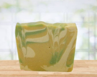 Refreshing Cool Green Cucumber Artisan Soap-Handmade Cold Process-Spa Gift for Her- Gift for Self-Care-Unique Gift Ideas-Vegan Soap