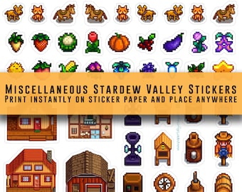 Stardew Valley Pixel Fish - Blobfish | Sticker