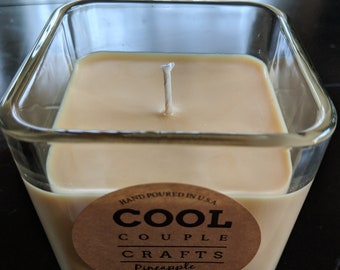 Home made scented candle -- contemporary -- many varieties