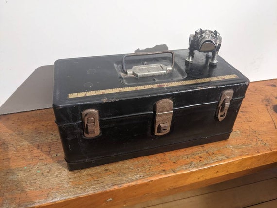 black metal tackle box Black Metal Climax Hamilton Metal Tool Box Tackle Box
