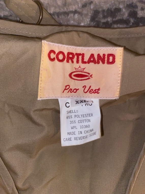 Vintage Cortland Fishing/Hunting Vest - image 2