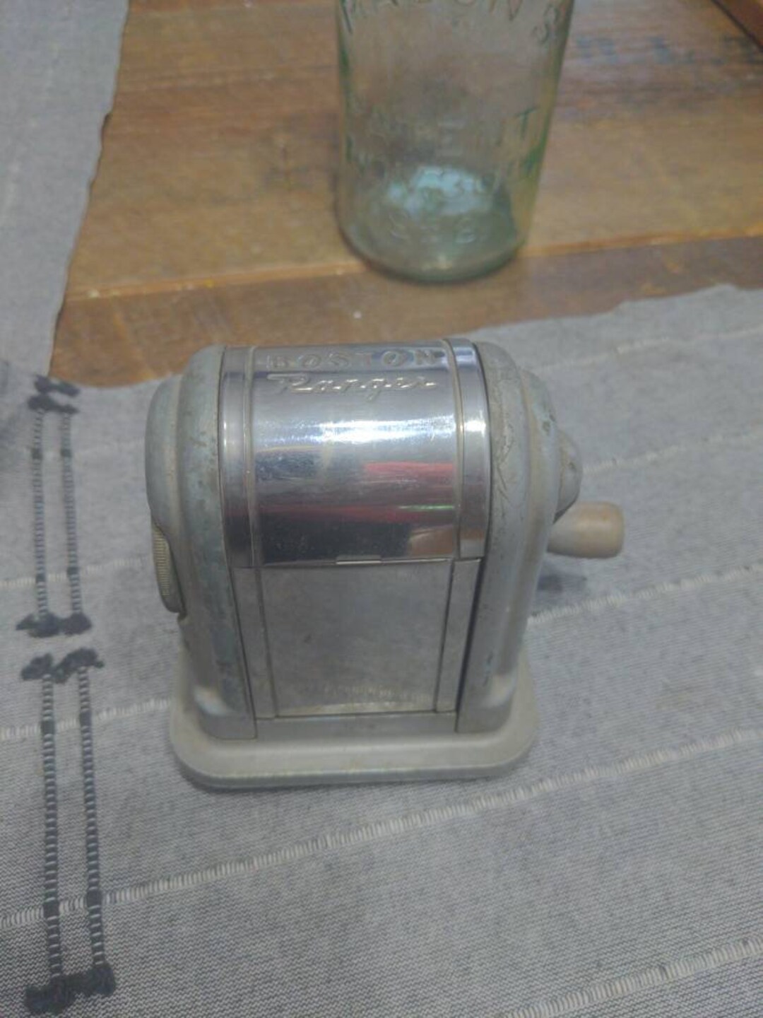 Vintage Boston Ranger Pencil Sharpener Etsy