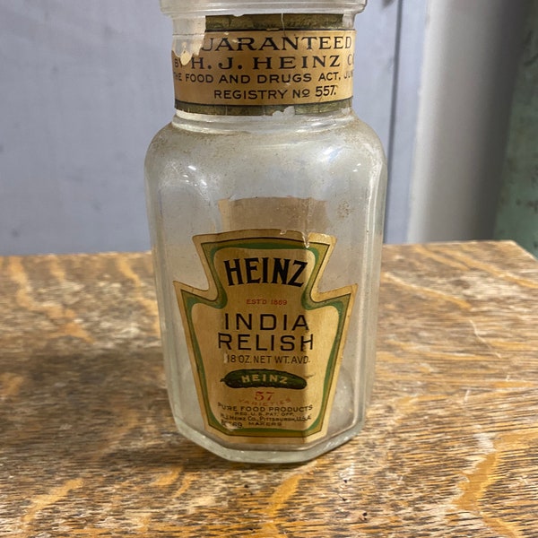 Antique Heinz Bottle - Etsy