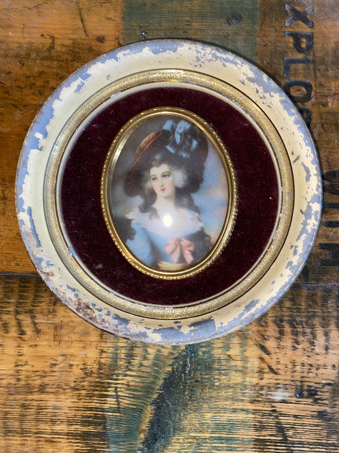 Vintage Cameo Creations Wall Art, Unique Lady Sheffield by Thomas Gainsborough Etsy