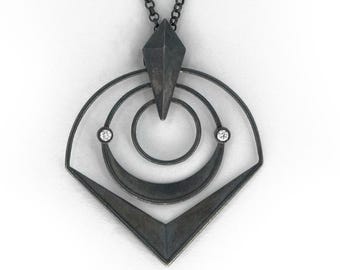 Geometric Minimalist Pendant Necklace Collection - Chain Included