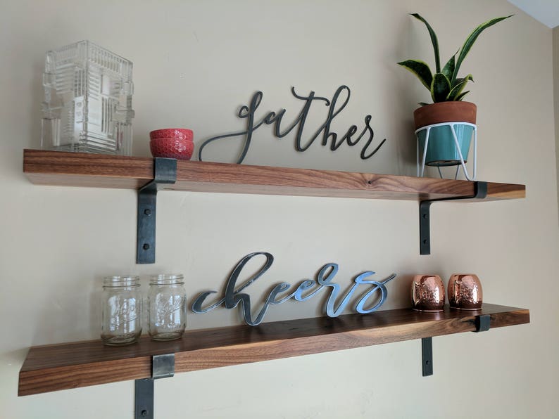 Metal Shelf Brackets Shelf Bracket Modern Shelf Bracket Etsy