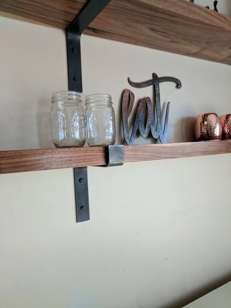 Metal Shelf Brackets Modern Shelf Bracket Industrial Shelf Etsy