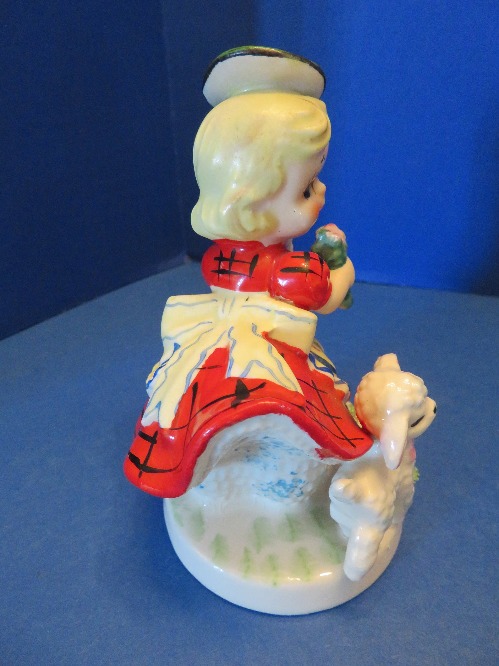 TMJ Nursery Rhyme Girl Mary Had a Little Lamb Wears Red and Etsy