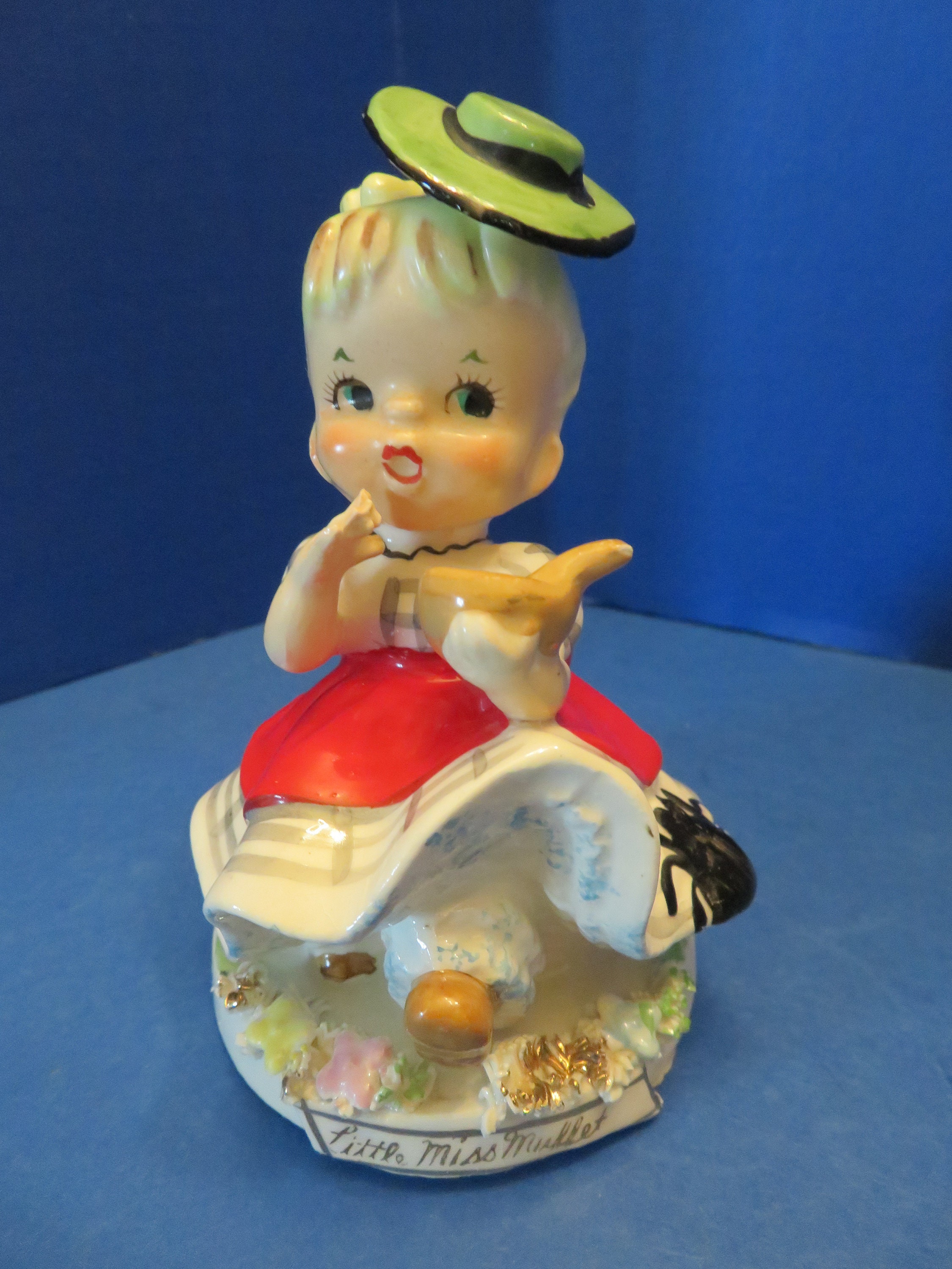 TMJ Nursery Rhyme Girllittle Miss Muffet Wears Gray and Etsy