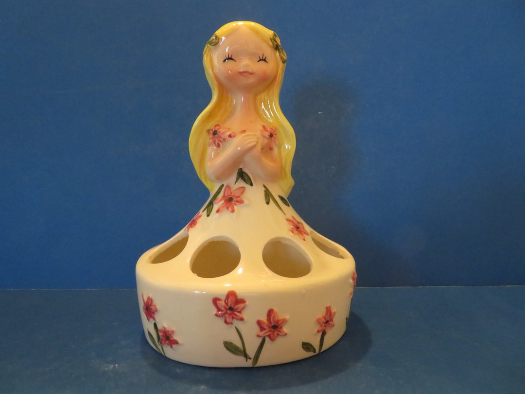 Irice Hula Girl Lipstick Holder She Wears a White Dress Etsy