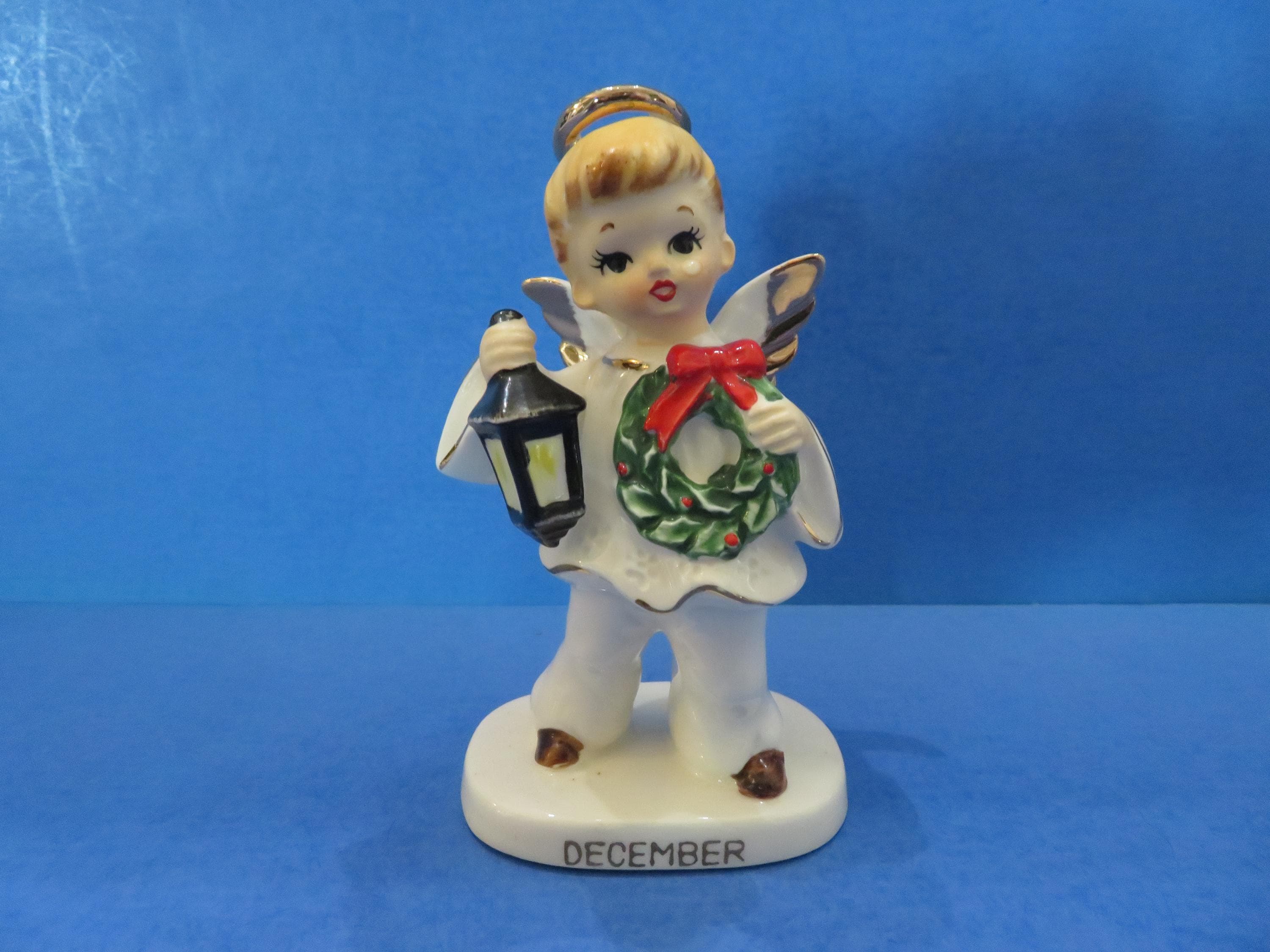 Kelvin ケルビン　陶器　天使　クリスマス　輸入　アメリカ　December Kelvin Angel - Etsy