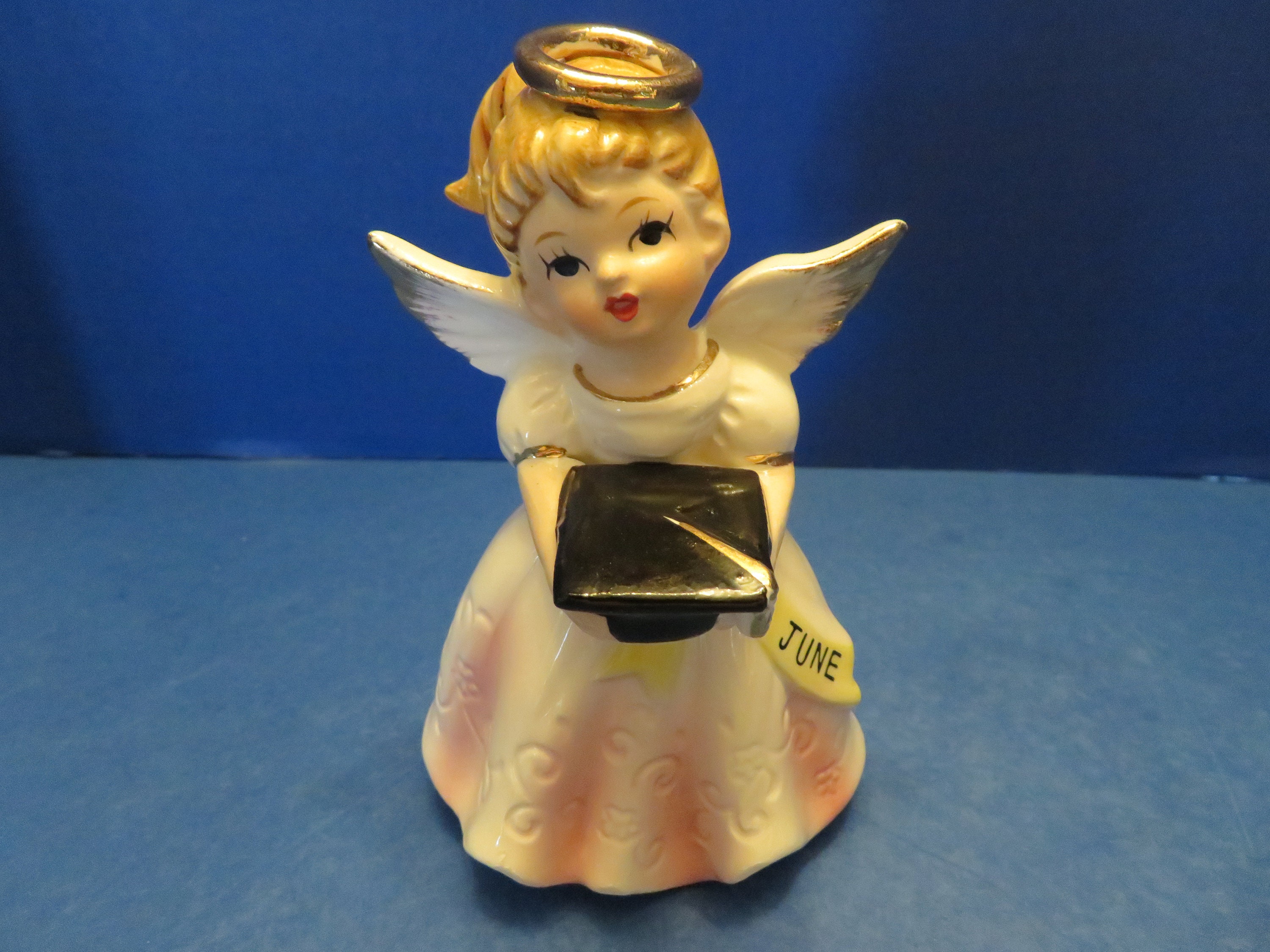 Vintage June Angel Figurine - Etsy