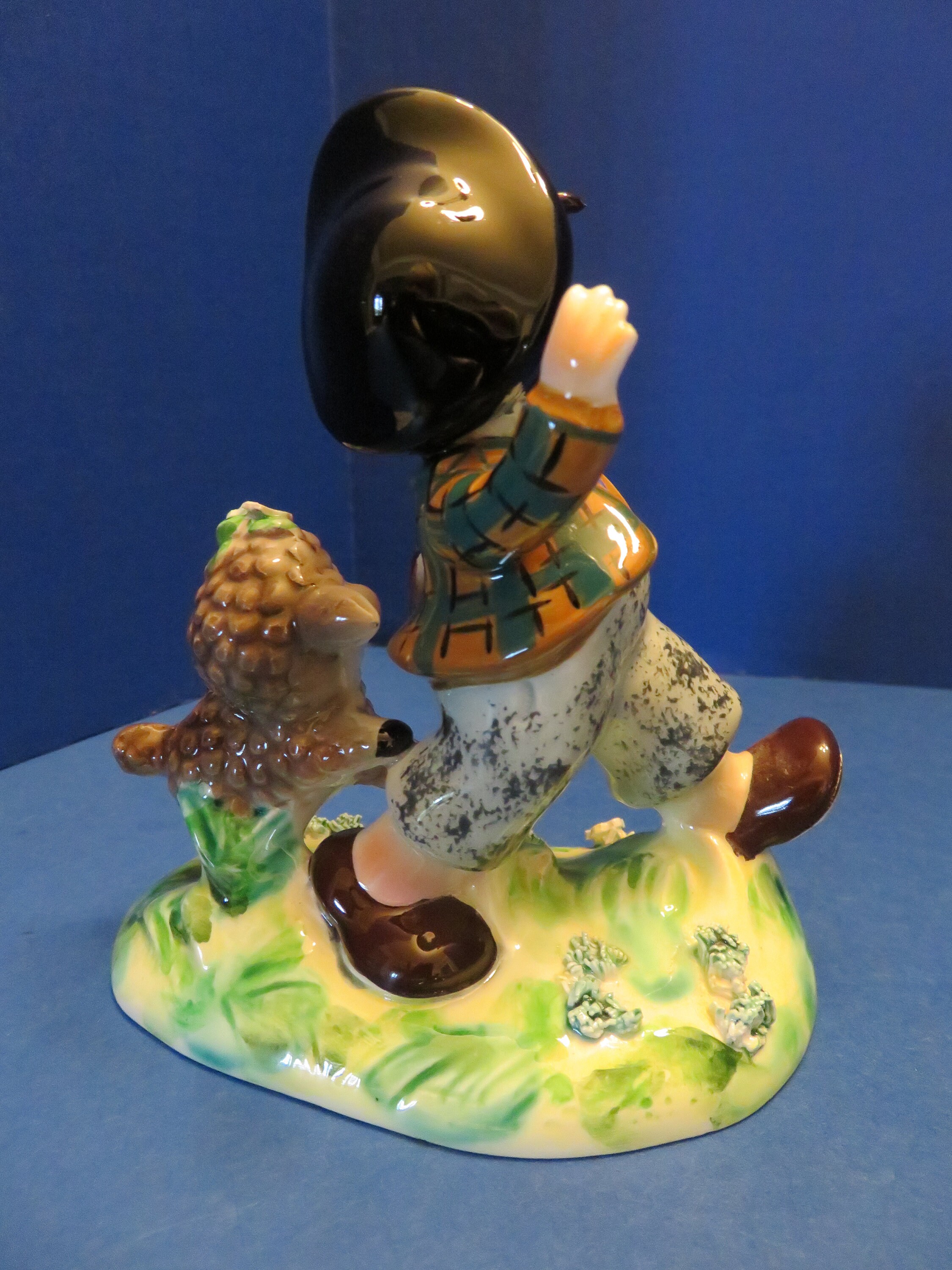 Boy in Plaid Jacket and Beret Strolling Thru Flowers Etsy