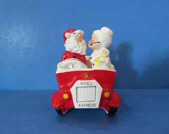 ミュージカル　ダンシング　ハッピーサンタ　1960年代　［希少 ヴィンテージ] Holt Howard 1959 Atomic Pixie Noel Candleholders MCM Midcentury - Etsy
