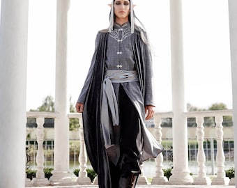 Fantasy  costume  &quot; The King&#39;s Most Excellent &quot;. Elven Lord fantasy costume. LARP costume. Elven wedding costume.