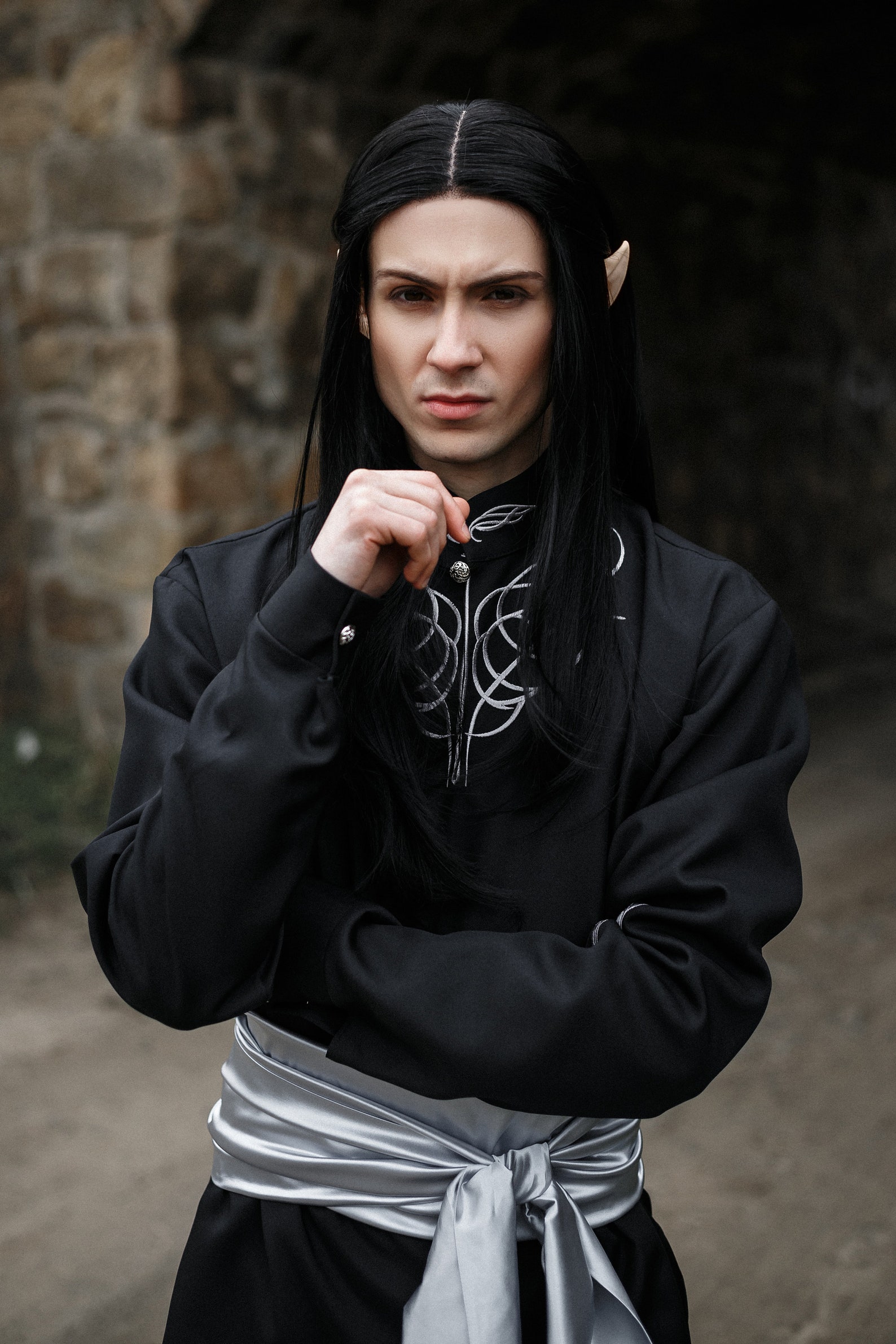 Men's Fantasy Shirt twilight Knight. Renfaire LARP Costume. Elven Lord