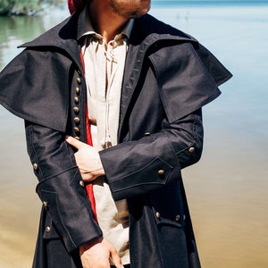 Highwayman coat. Brotherhood Coat. Pirate  Frock Coat Costume