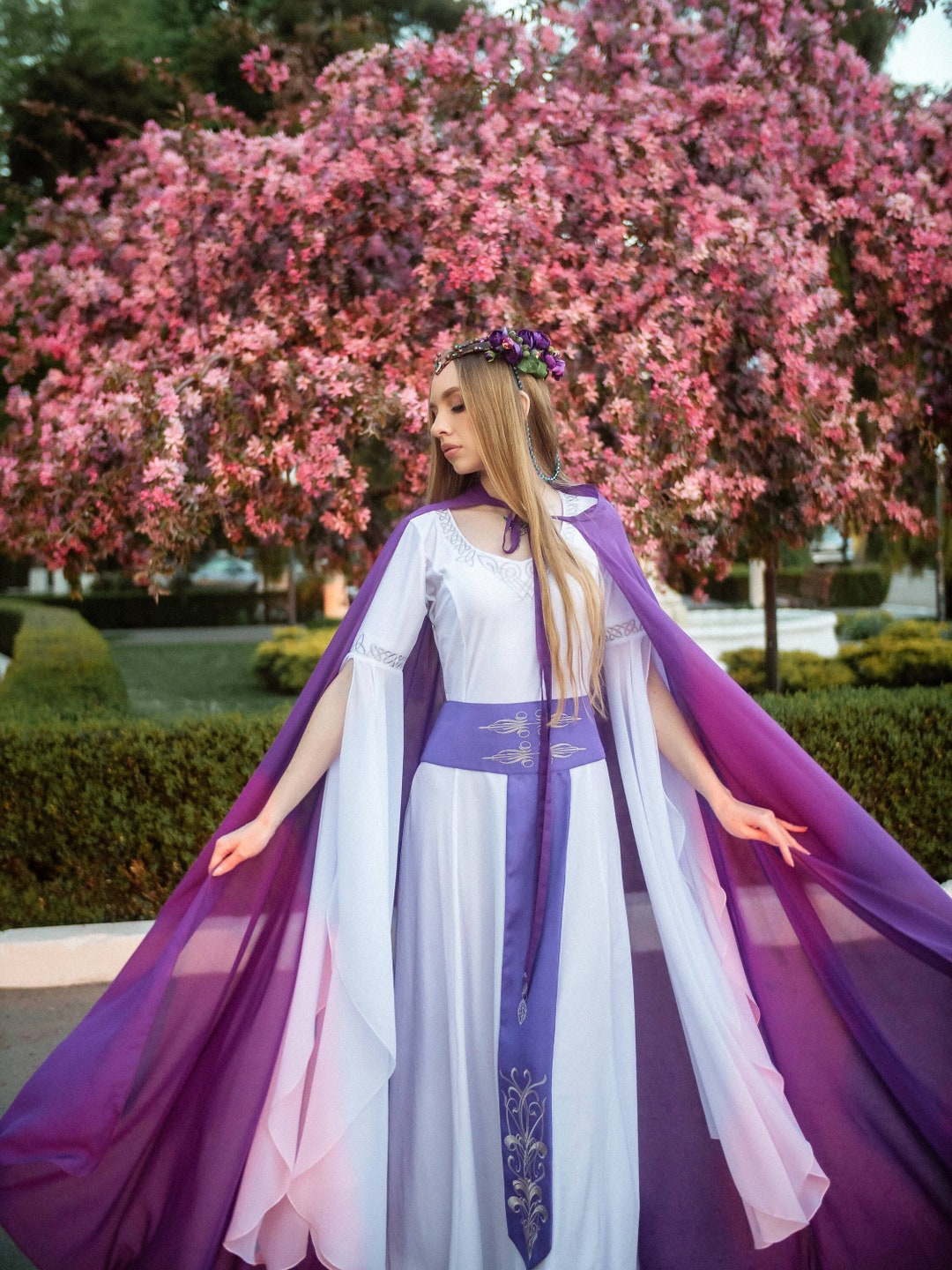 Buy Wedding Dress lady Viola in Fantasy Style. Elven Wedding