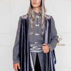 Fantasy costume The King's Most Excellent . Elven Lord fantasy costume. LARP costume. Elven wedding costume. image 9