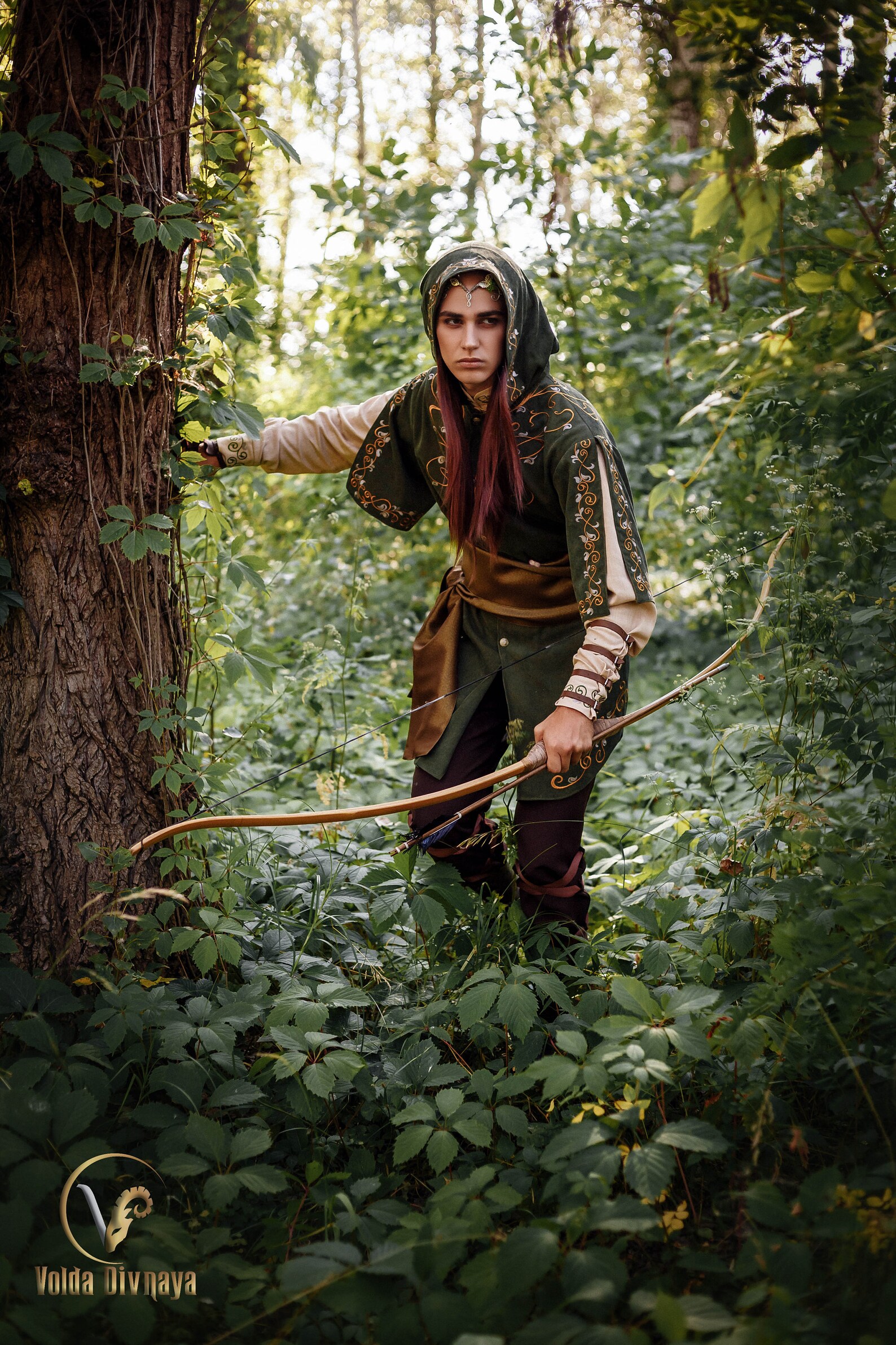 Fantasy Costume elven Archer . Renfaire Costume. Elven Tunic. LARPG ...