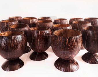 Natural Coconut Shell Cups