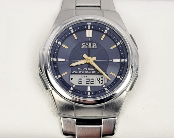 Casio Wave Ceptor WVA-M480 Tough Solar Atomic 4709 Analog Digital Watch ...