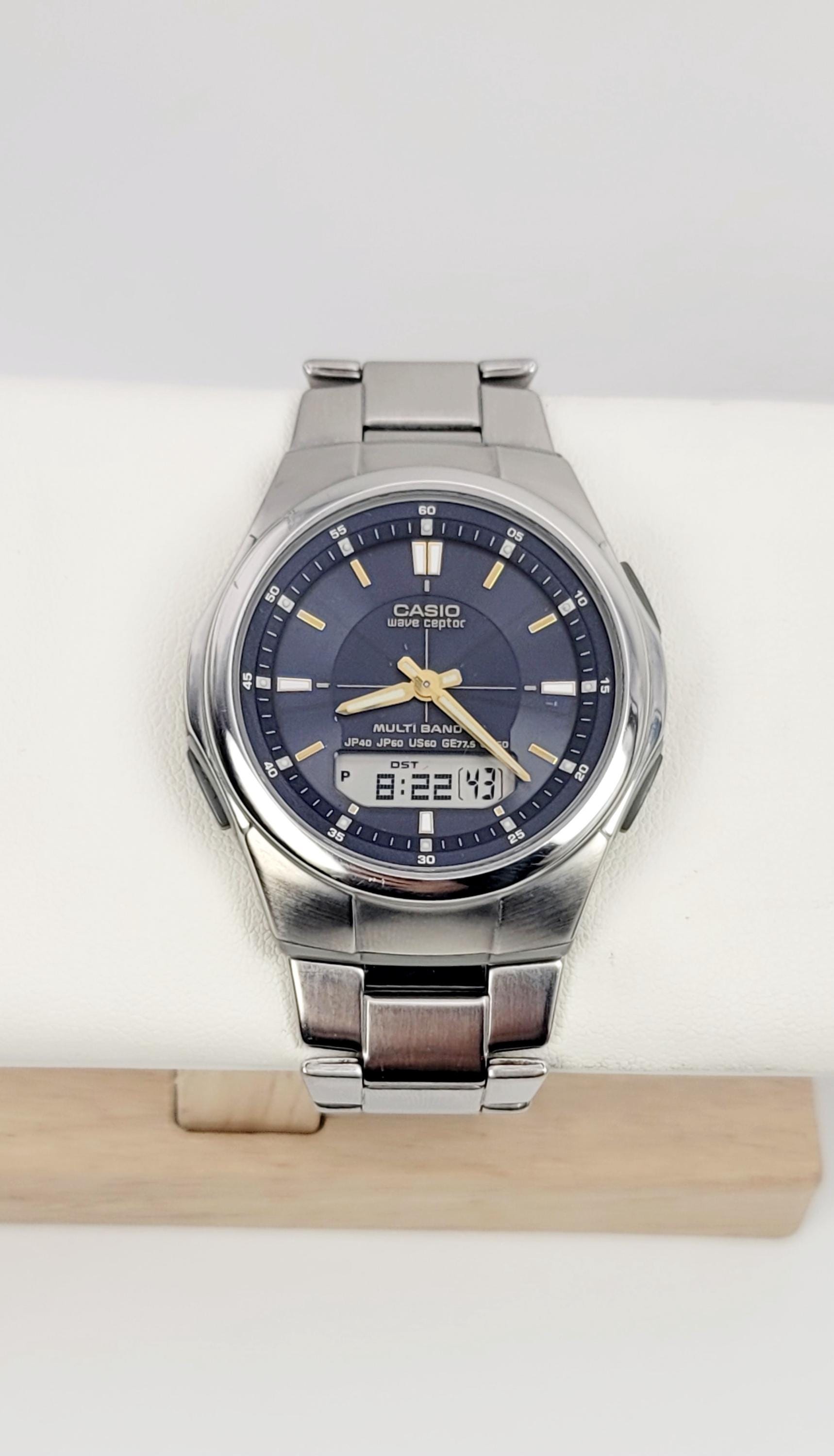 Casio Wave Ceptor WVA-M480 Tough Solar Atomic 4709 Analog Digital 