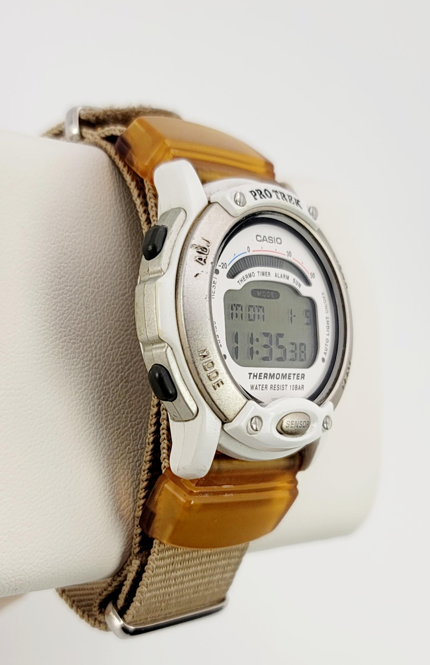 Vintage Casio Pro Trek Ley PRL-10 (module 1645/1646) Thermometer 