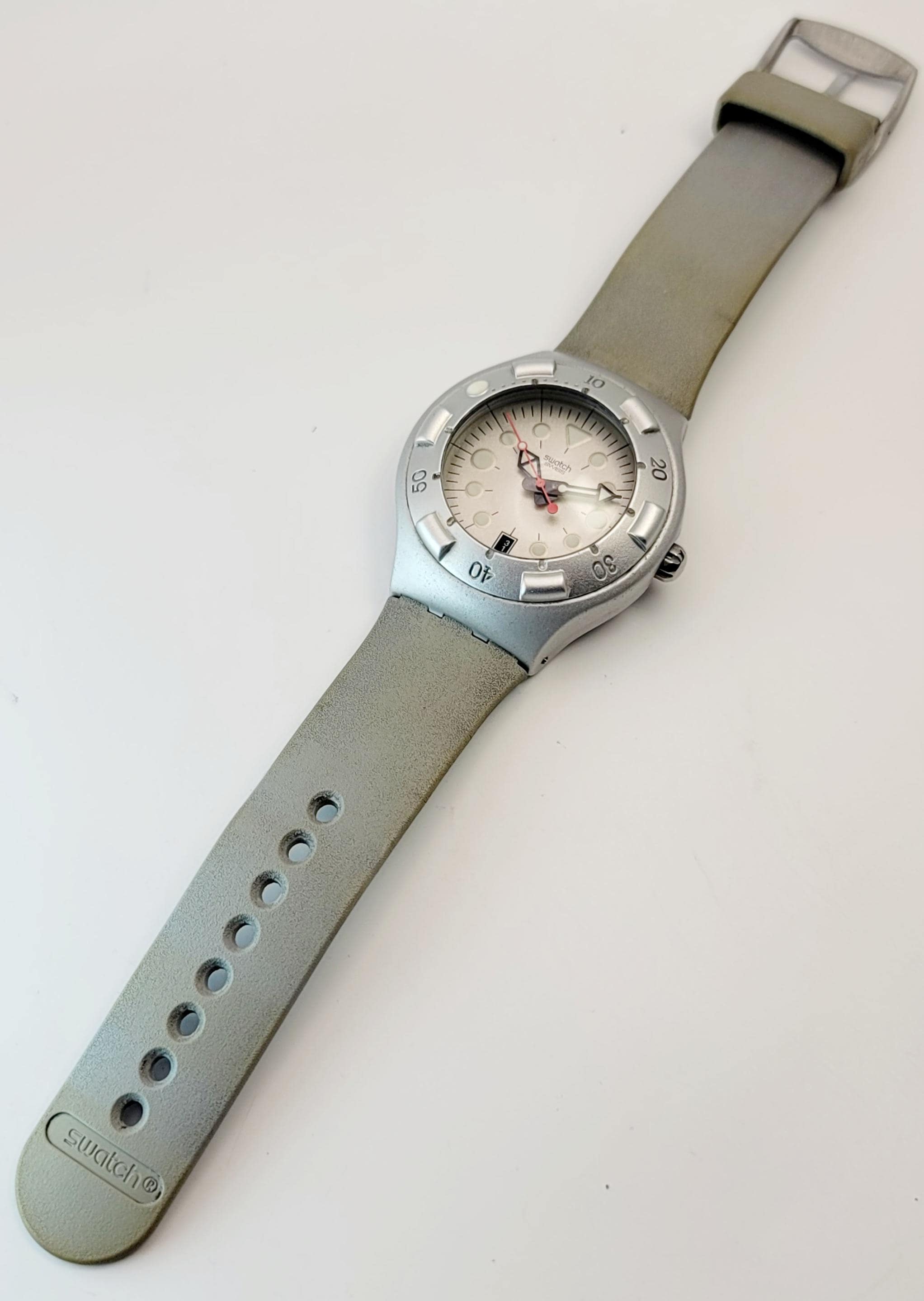 Vintage 1997 Swatch Irony Scuba 200 Aluminum Dive Watch – Swiss